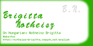 brigitta notheisz business card